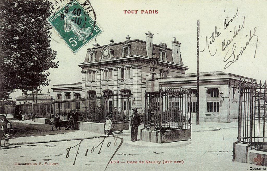 La gare de Reuilly