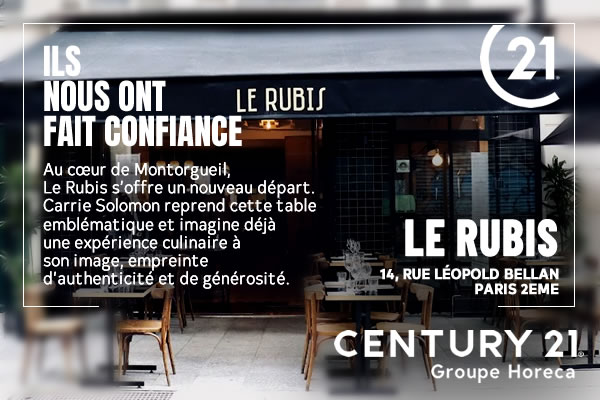 ECHORECA. LA SÉLECTION HEBDOMADAIRE DES MEILLEURES OPPORTUNITÉS EN CHR SUR PARIS ET L’ILE-DE-FRANCE