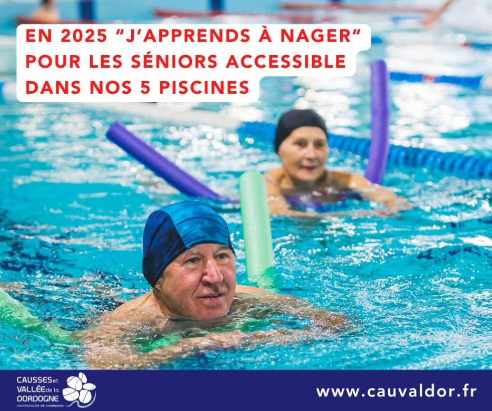 J'apprends à nager pour les seniors