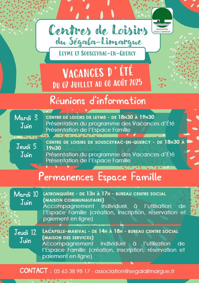 Réunions famille pour les vacances d'été !