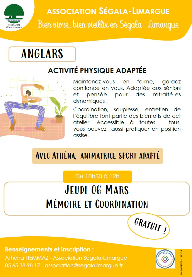 Activité physique adaptée à Anglars