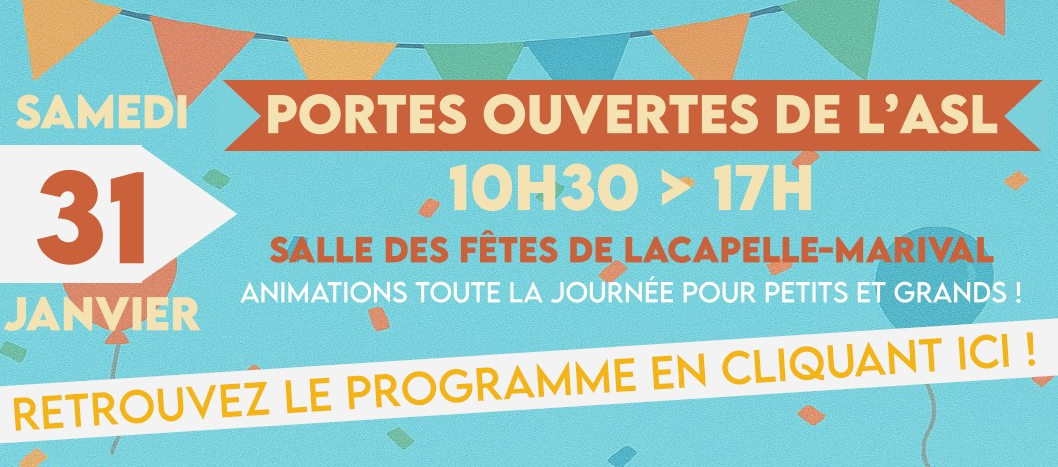 Journée Portes Ouvertes de l'ASL le 31/01