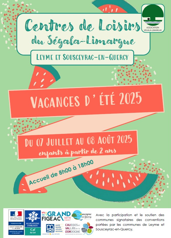 Programme des vacances d'été 2025