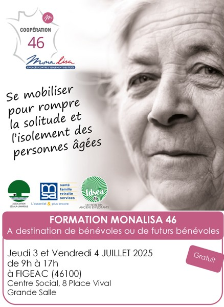 Formation MONALISA 3 et 4 Juillet