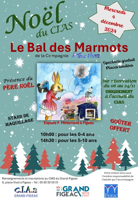 Noël du CIAS le 04/12 à Figeac