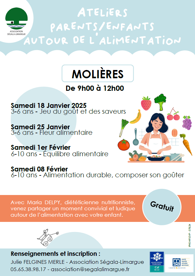 Ateliers autour de l'alimentation