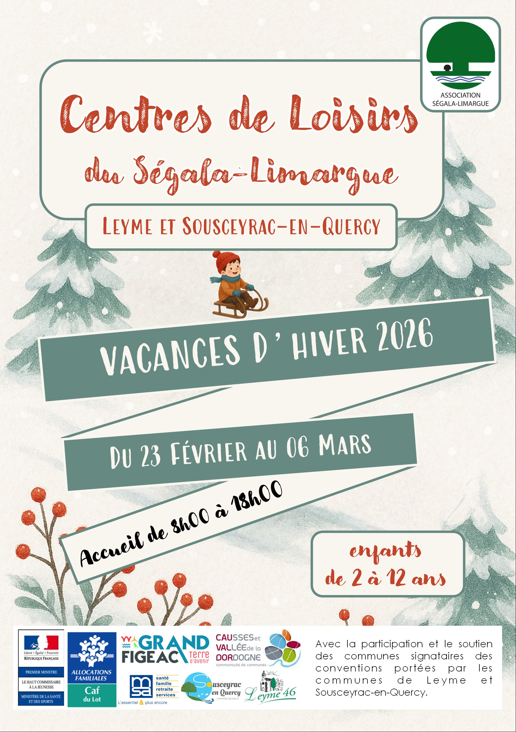 Programme des Vacances d'Hiver