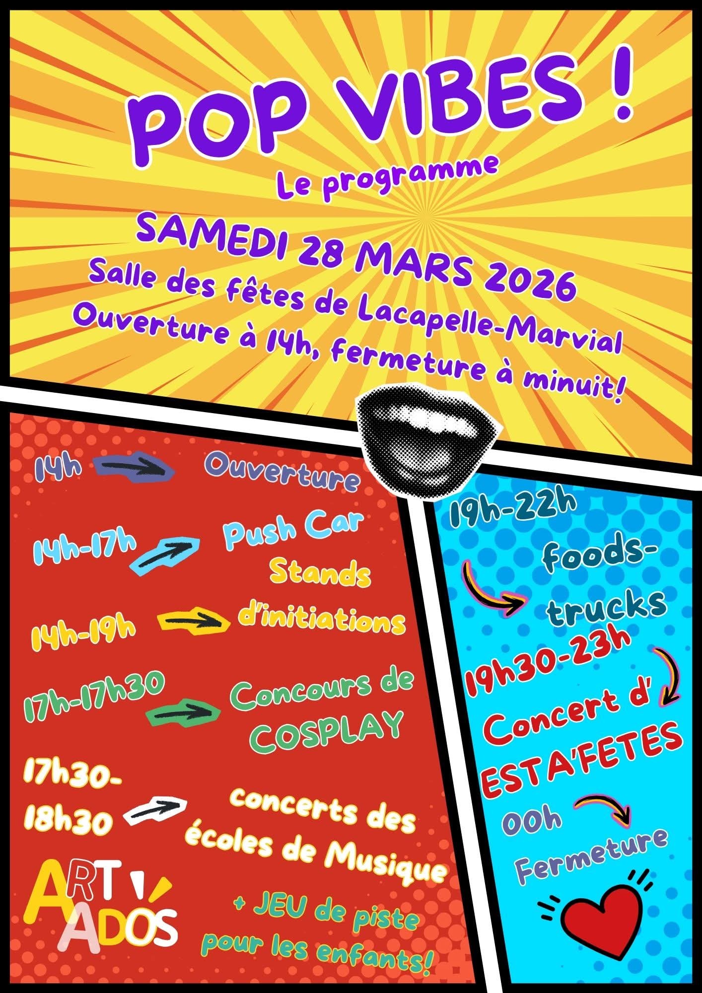 Pop Vibes à Lacapelle-Marival le 28/03