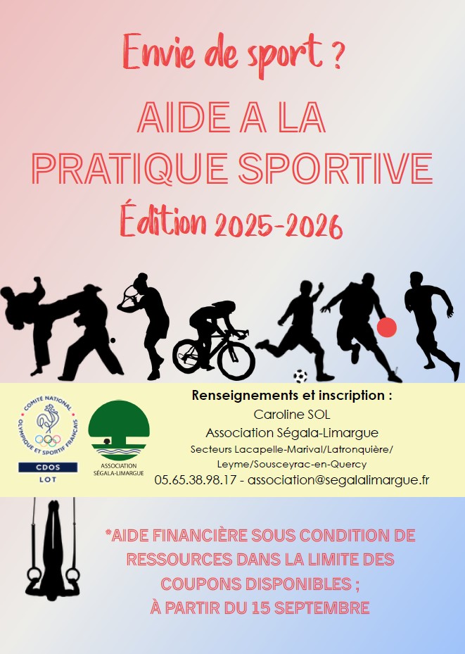 Aide à la Pratique Sportive saison 2025-2026