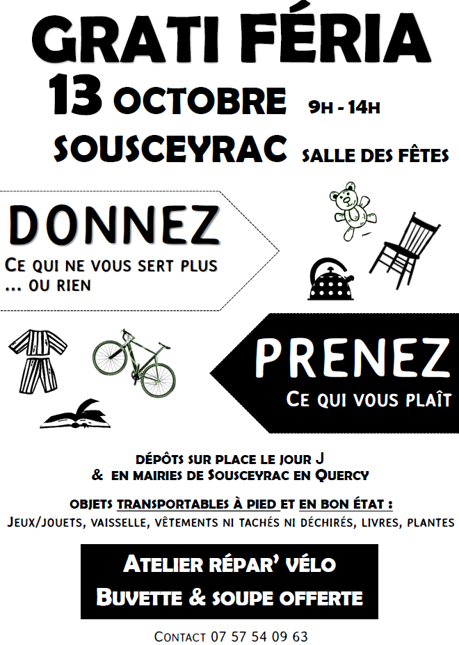 Gratiferia à Sousceyrac-en-Quercy