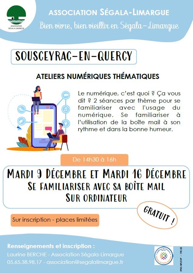 Ateliers numériques à Sousceyrac-en-Quercy