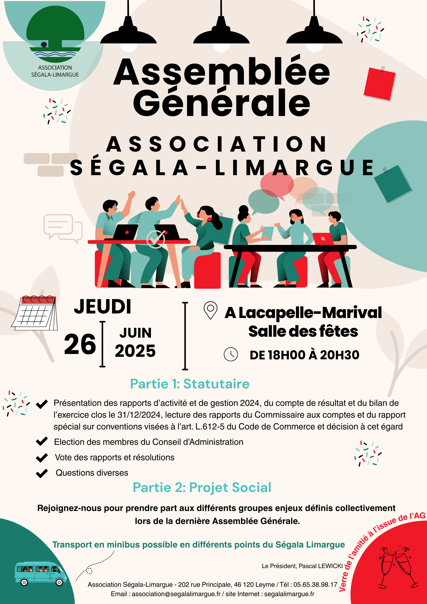 Assemblée Générale le 26/06 !