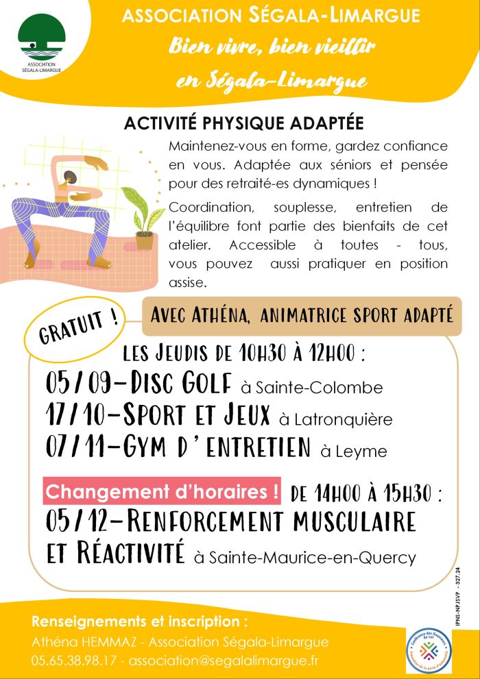 Activité Physique Adaptée avec Athéna