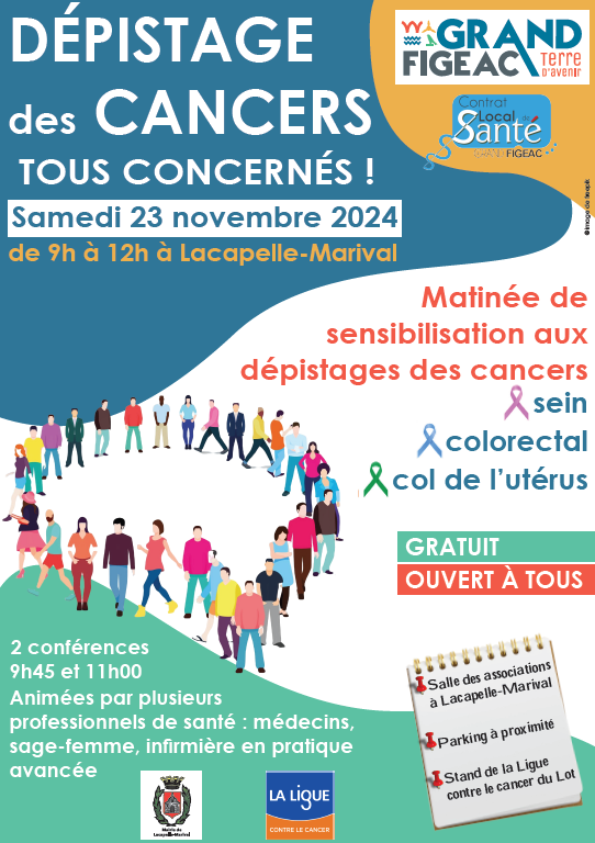 Dépistage des cancers, tous concernés !