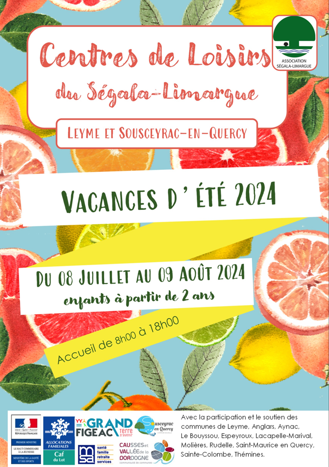 Programme des vacances d'été