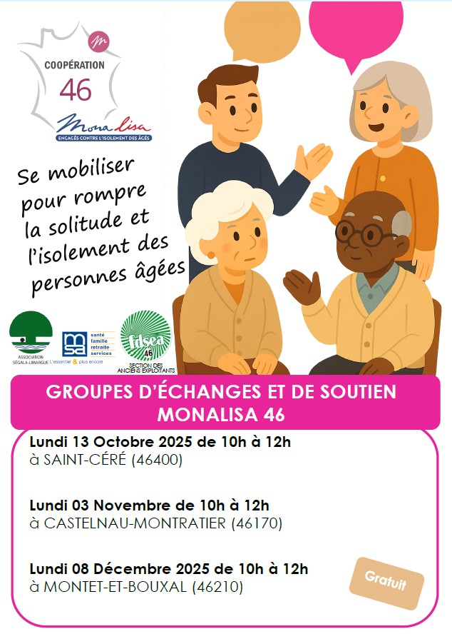 Groupes d'échanges et de soutien MONALISA 46
