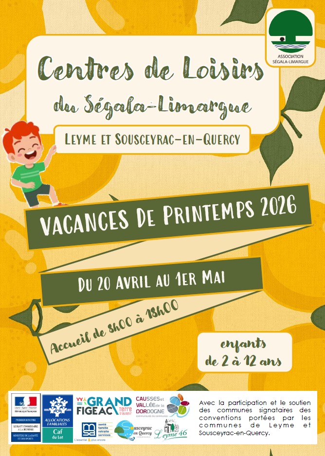 Programme des Vacances de Printemps