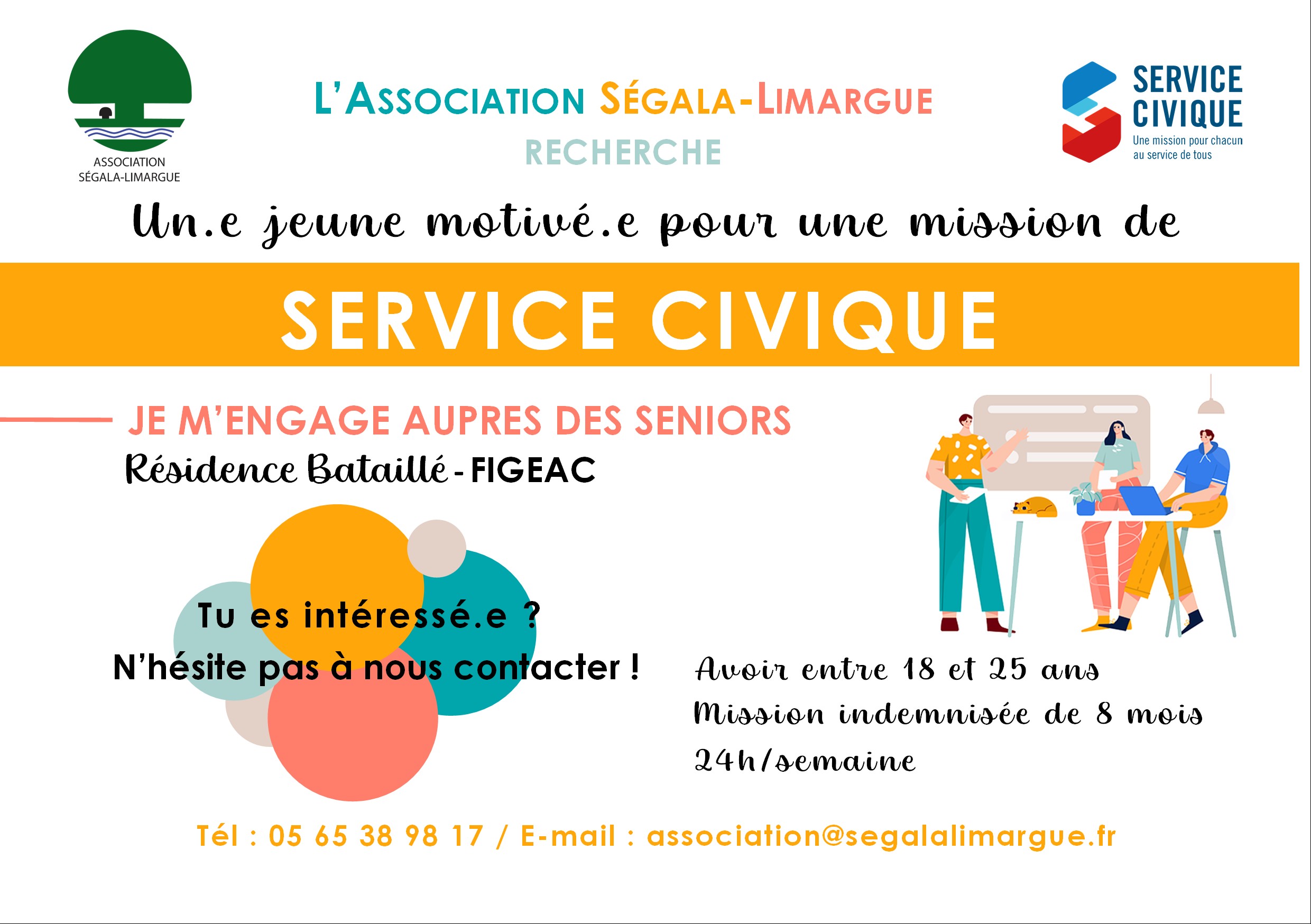 Service Civique : je m'engage auprès des seniors !