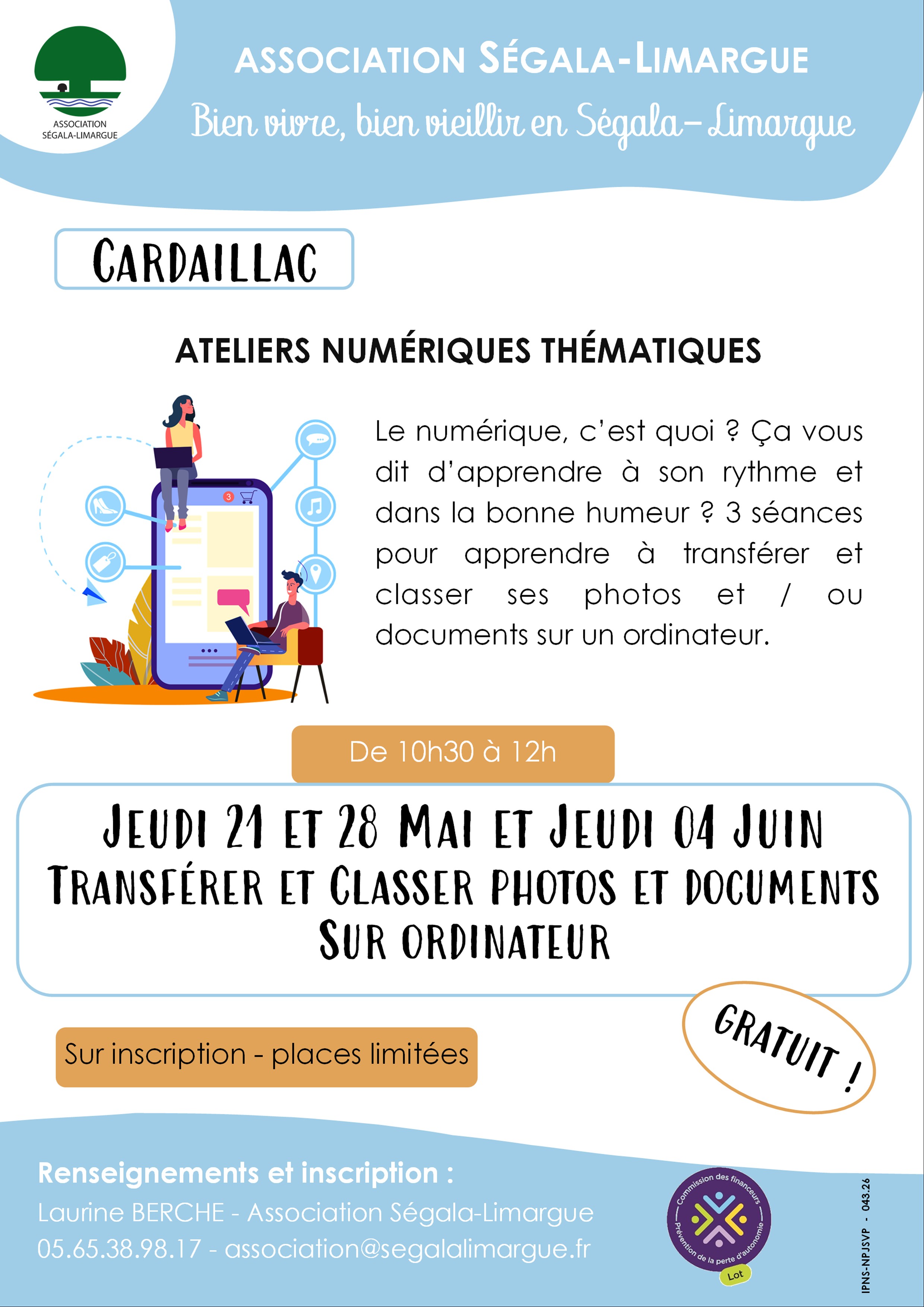 Ateliers numériques thématiques à Cardaillac