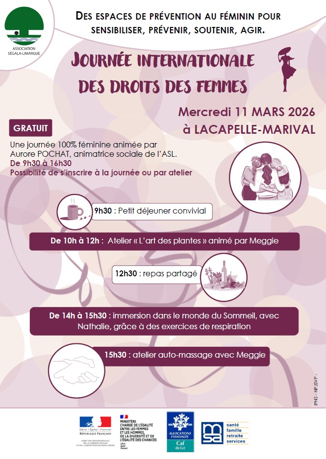 Journée internationle des droits des femmes à Lacapelle-Marival