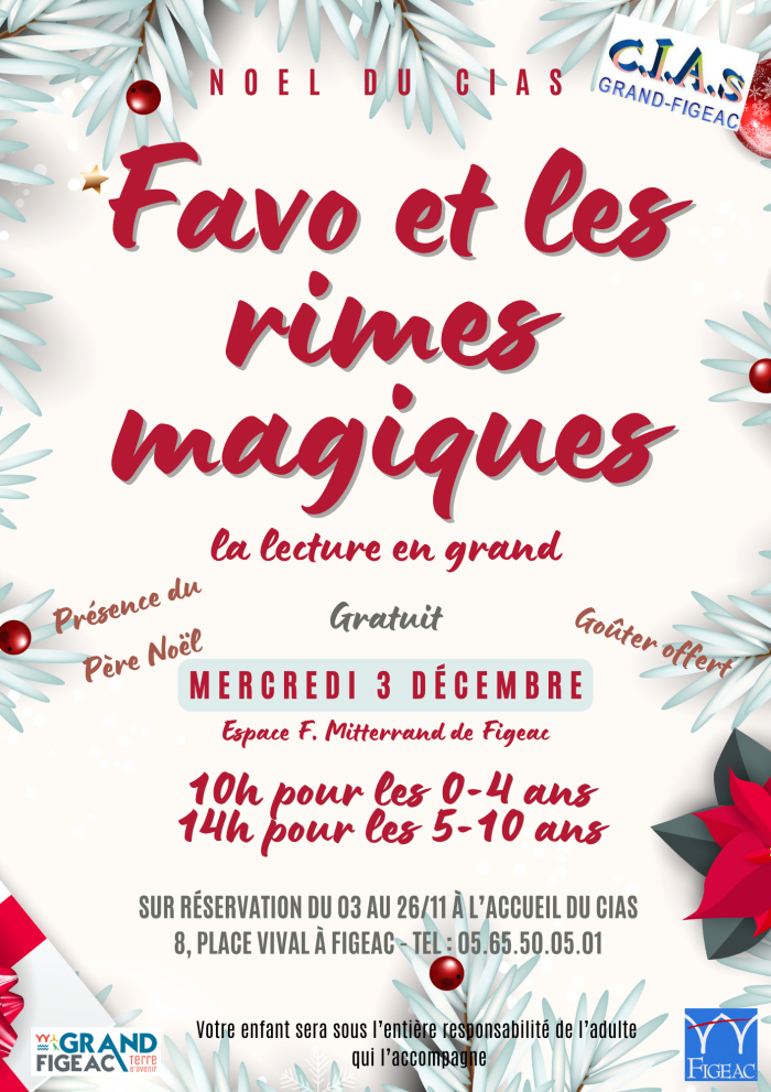 Noël du CIAS à Figeac le 03/12