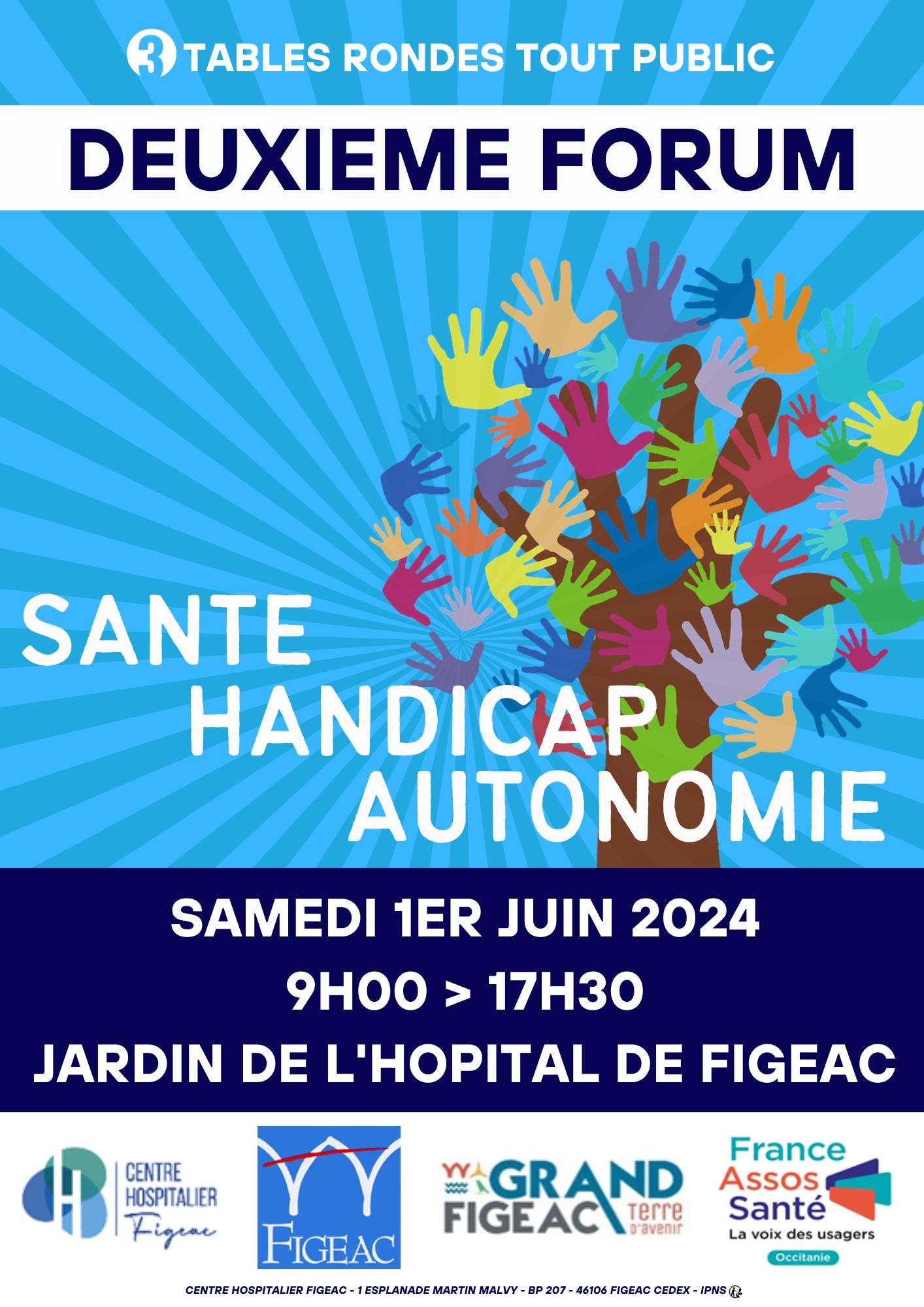 Forum Santé Handicap Autonomie le 01/06 à Figeac !