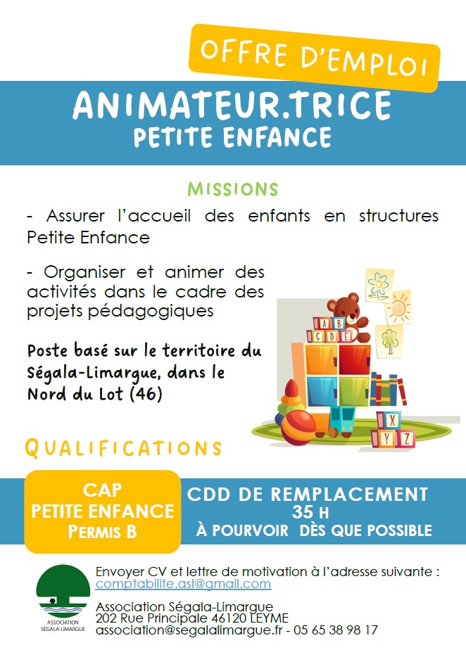 Offre d'emploi Petite Enfance