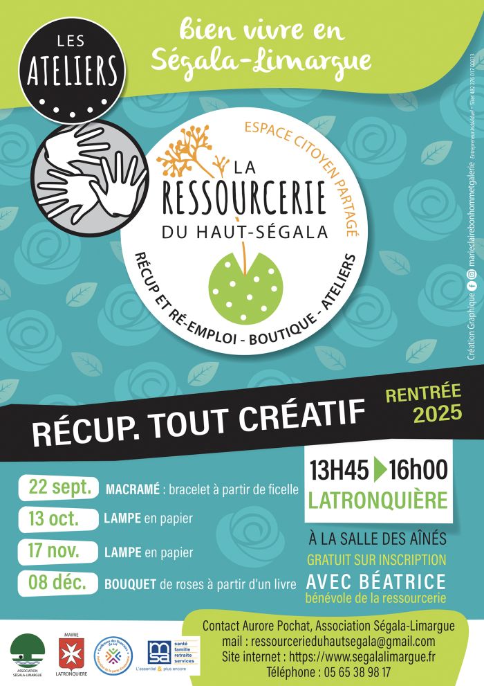 Atelier Récup. Tout Créatif à Latronquière