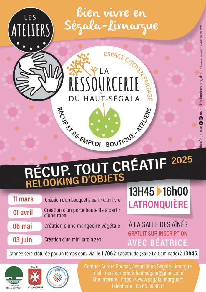 Ateliers Récup. Tout Créatif !