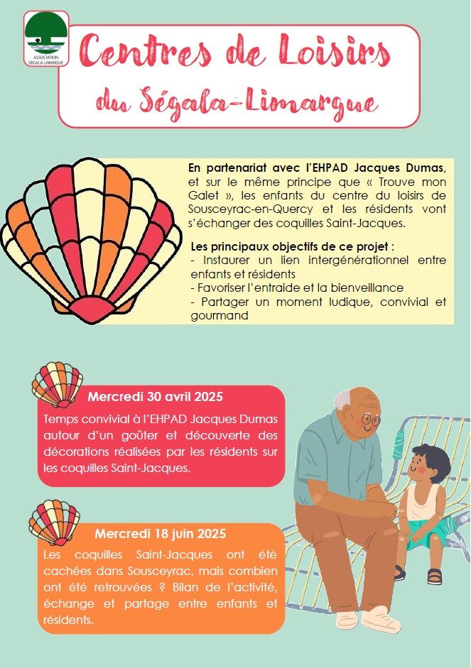 Rencontre intergénérationnelle au Centre de Loisirs de Sousceyrac-en-Quercy